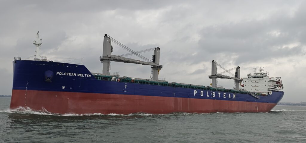 Ósmy z serii 12 masowców PŻM już w eksploatacji. To ostatni statek z napędem tradycyjnym