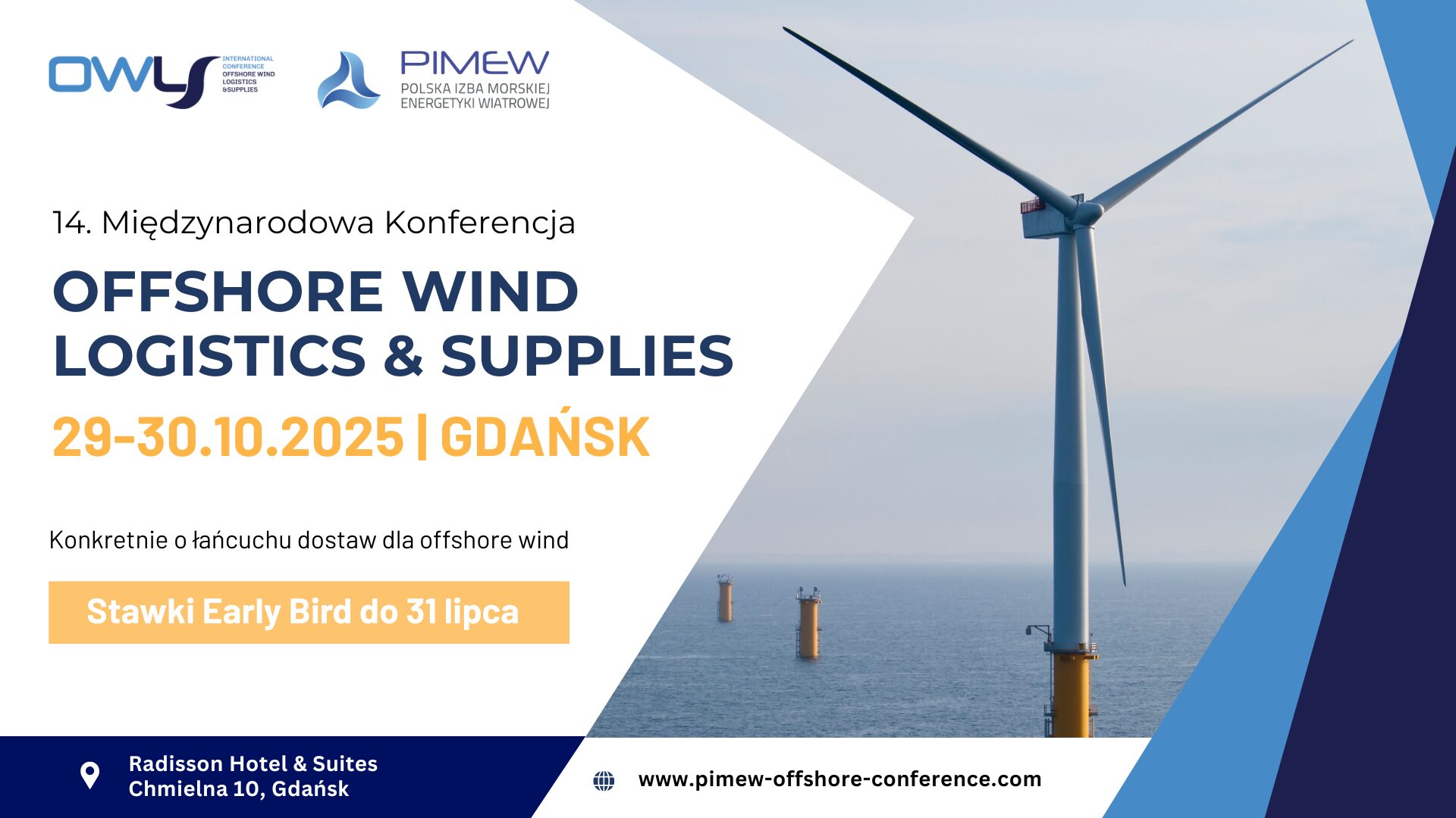 Gdańsk gospodarzem konferencji Offshore Wind Logistics & Supplies