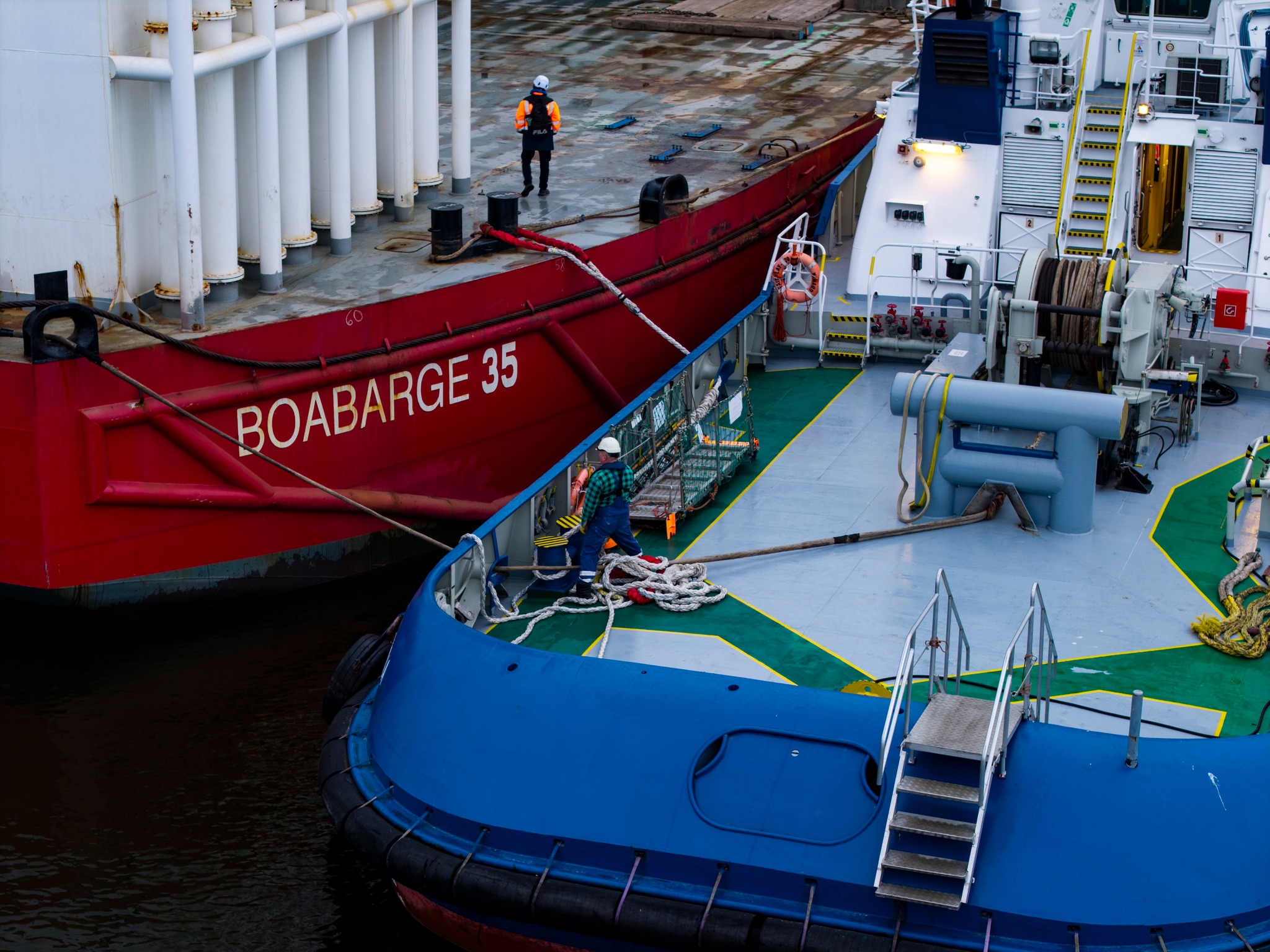 Udane wodowanie drugiego modułu doku dla MS „Gryfia” [ZDJĘCIA]