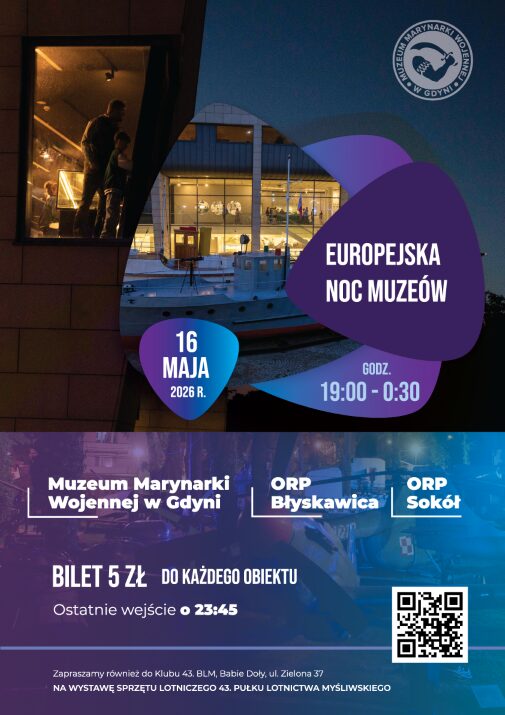 Nocne zwiedzanie okrętów w Muzeum MW